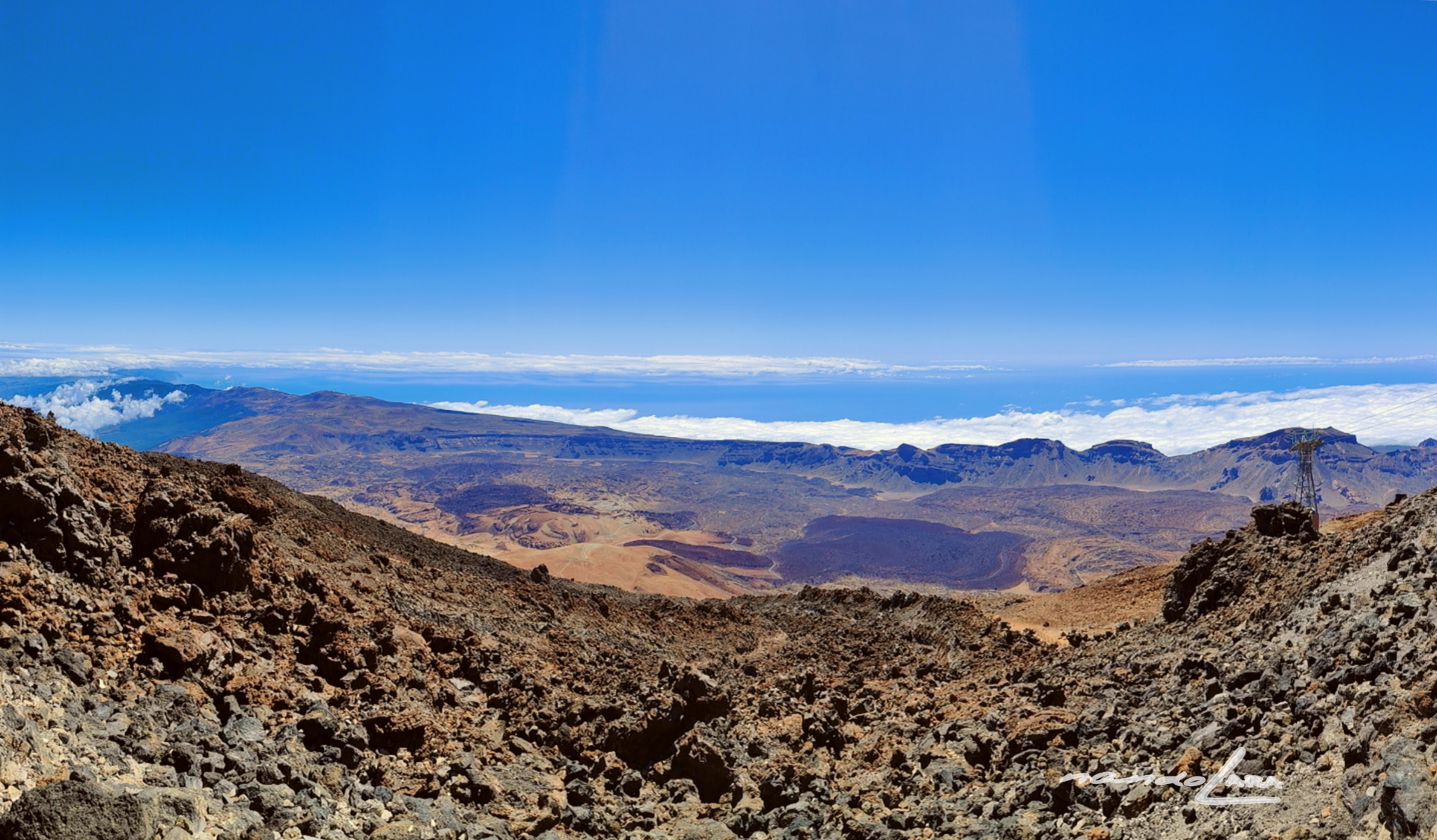 Desde el Teide..., un cráter 
